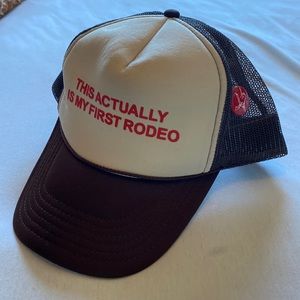 THIS ACTUALLY IS MY FIRST RODEO || trucker hat